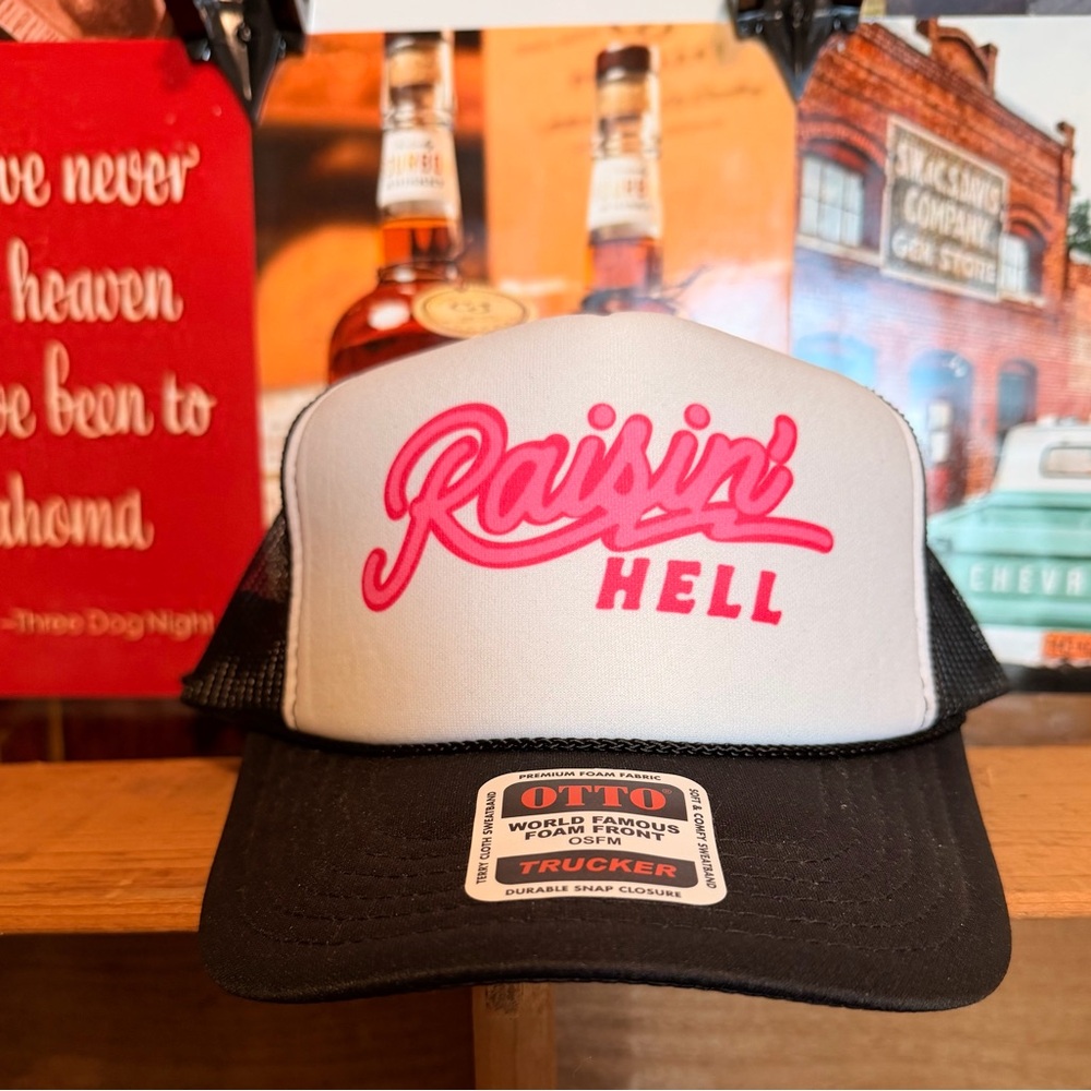 Raisin' Hell Trucker Hat - Picture 3 of 3